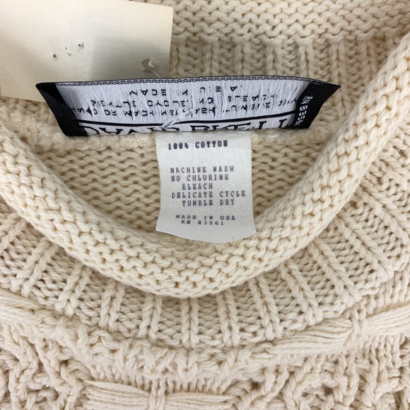 Vintage David Brett Block Knit Sweater Sz M - Picture 6 of 7